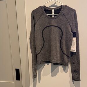 lululemon athletica swiftly Tech Long sleeve 2.0 Race with sparkle